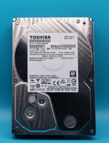 Toshiba 3tb hdd - toshiba,