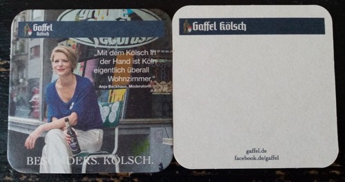 Bierdeckel köln gaffel becker - köln,