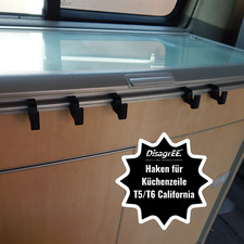 Haken für VW T5 T6 (NICHT T6.1) California Küchenzeile - sehr robust