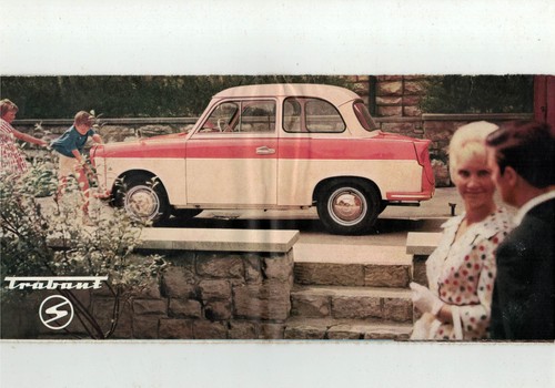 Werbe prospekt trabant 1962 - prospekt,