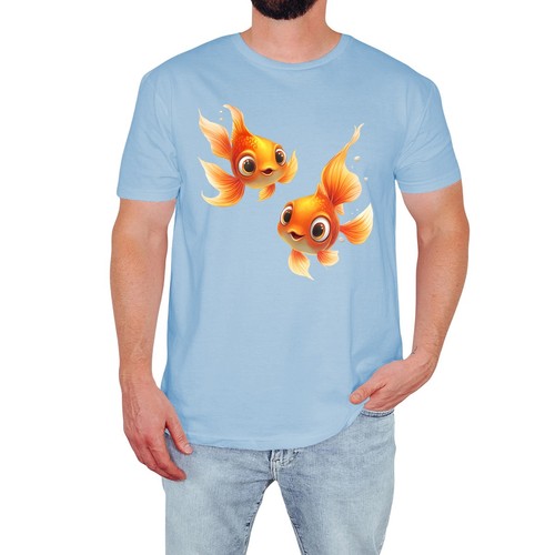 Lustiges goldfisch herren - goldfisch,