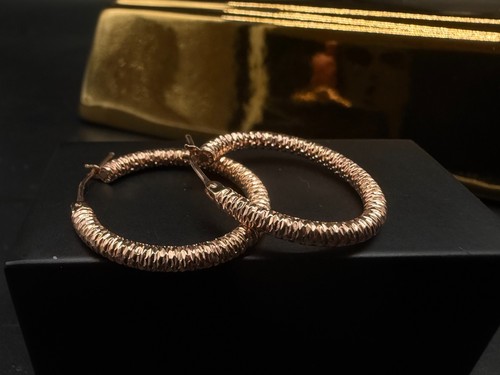 Ohrringe rotgold 585 karat - ohrringe,