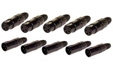 10er Set deetech XLR Stecker
