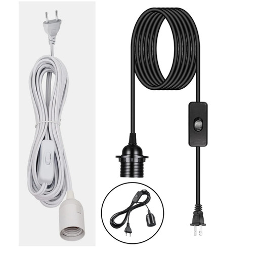 E27 lampenfassung mit 180cm - e27,