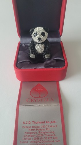 Swarovski crystela panda bär - crystela, bär.
