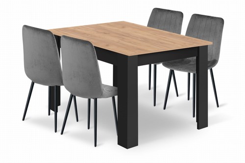 Esstisch set 120x80 cm - esstisch-set,