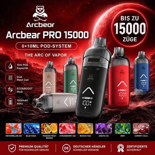 Arcbear pro 15000 big - 15000, puff