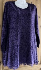 Todschicker Long Pullover Gr 38, Neu Pfeffinger Fb Pflaume, Leo Spitze