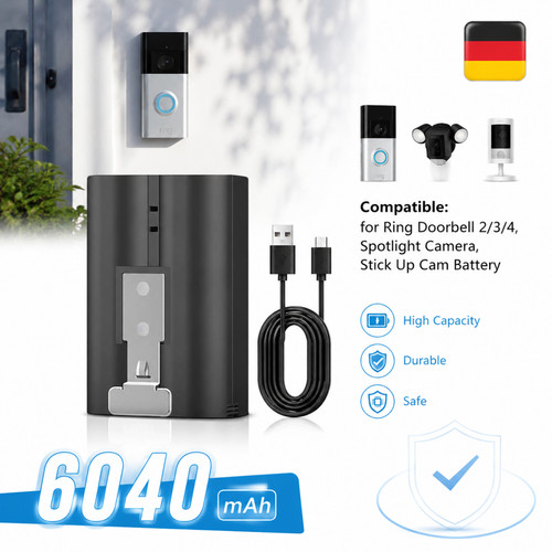 Ersatzakku für ring 6040 mah - ring,