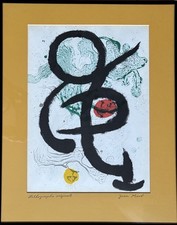 Original Lithographie Joan