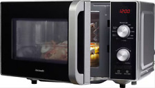 Mikrowelle Silber Schwarz Automatik 700W 20L - Hanseatic AM720KFR-P00E --DELLE--