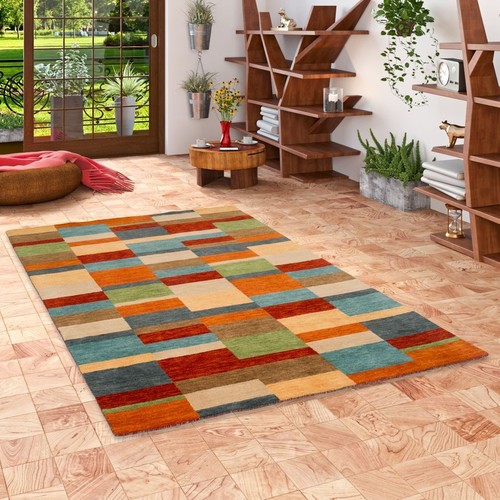 Natur teppich gabbeh esta bunt - natur,