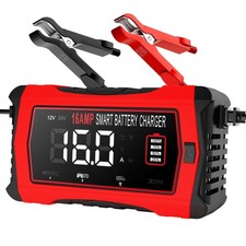 Autobatterie Ladegerät Intelligentes Batterieladegerät 16A 6V/12V/24V KFZ LKW