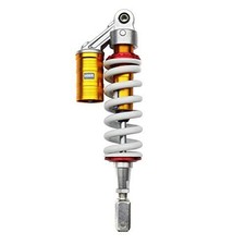Gas Federbein Stossdämpfer 355-365 mm weiss / gold Dirtbike Pitbike ATV HMParts