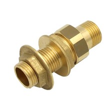 Wanddurchführung 1/2" DN15 Messing Durchführung Verschraubung Regenwassertank