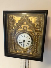 Schwarzwälder Rahmenuhr ca.1830 Wanduhr Pendeluhr