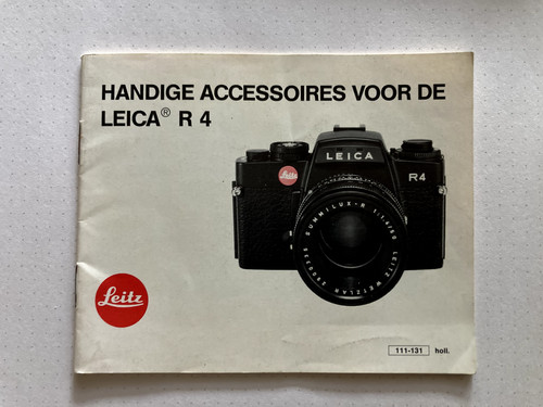 Leica prospekt - r4,