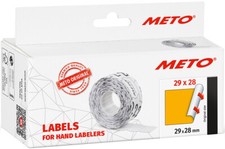 METO Etiketten für Preisauszeichner 29 x 28 mm orange 5 Rollen à 700 Etiketten