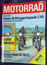 MOTORRAD 20-77+YAMAHA XS 650+KAWASAKI Z 750+HONDA CB 750 F2+PUCH COBRA 4 GT