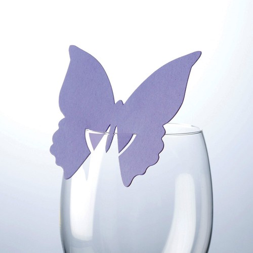 Glas platzkarten schmetterling - glas-platzkarten,