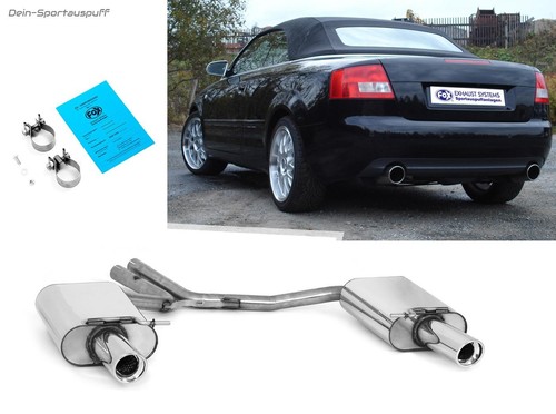 Fox duplex sportauspuff - sportauspuff, audi