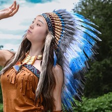 Indianer Feder Kopfschmuck Hut