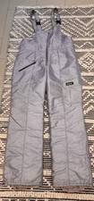 Skilatzhose Skianzug Vintage 80er Jahre Größe XL 56 Herren Unisex Silber Weiß