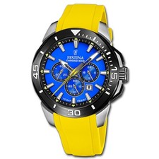 Festina Herrenuhr Silikon gelb