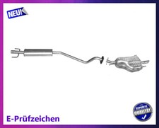 Auspuffanlage für Opel Astra G CC 1.4 1.6 55/66KW Auspuff Endtopf Mitteltopf