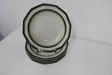 6 Speiseteller  Winterling Kirchenlamitz Bergamo Grün