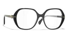 Chanel Brille 3458-A 622 Schwarz Gestell Glasses Optical Eyewear Rx 54-18-140