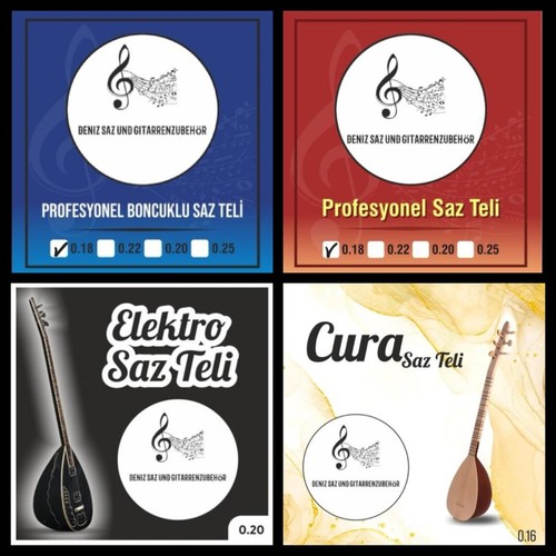 Profesyonel saz teli - teli, sap