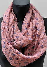 Loopschal Seide Seidentuch Halstuch Schlauchschal Damenschal Damen Rosen Sterne