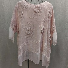 Tunika Bluse Shirt Top Rose