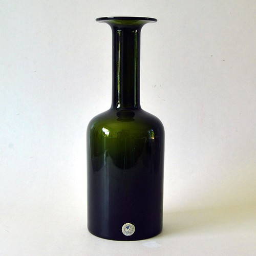 Holmegaard gul vase - holmegaard, gul-vase