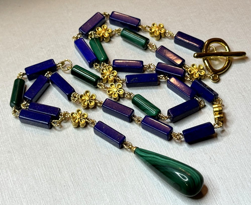 Kette anhänger lapislazuli - kette,