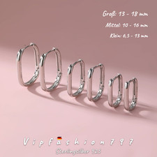 Creolen mit Anhänger Zirkonia