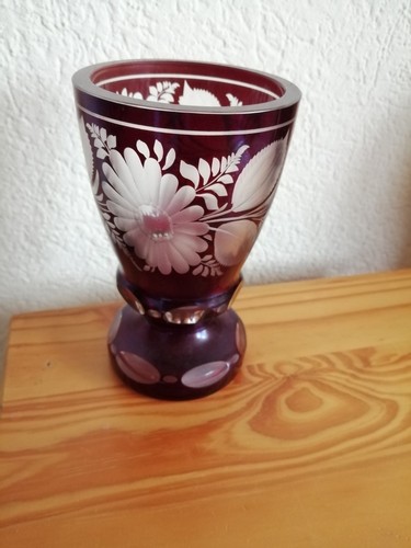 Kristall-Vase/Becher