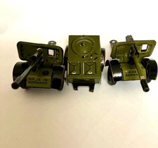 3x Blechspielzeug Flak made in