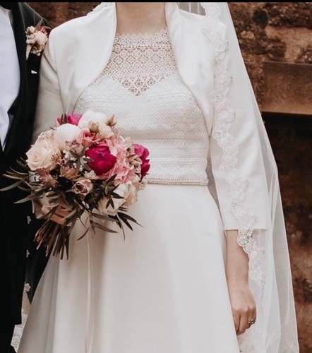Brautkleid spitze satin - spitze,