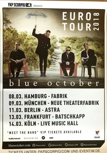 Blue october 2018 tour - 2018, tour-