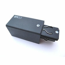 ERCO 79321 Einspeisung für 3 Phasen Stromschiene Schwarz Schutzleiter Links