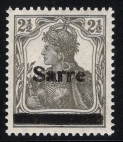 Saar germania 2biii postfrisch - germania,