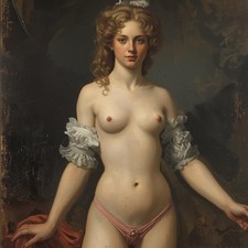 Akt Dekolleté weiblich