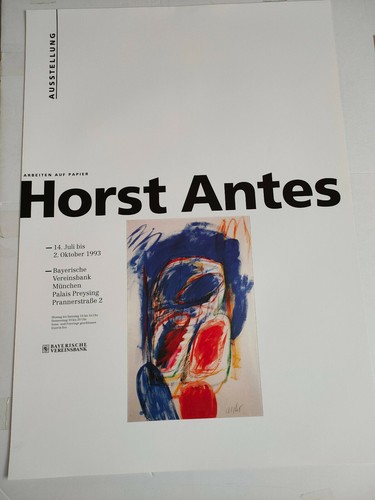 Plakat horst antes 1993 - horst,