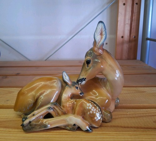 Porzellan figur eschenbach reh - porzellan,