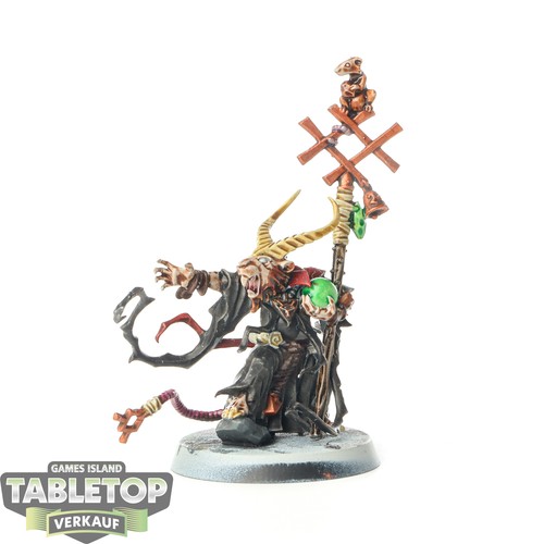Skaven grey seer - skaven, bemalt
