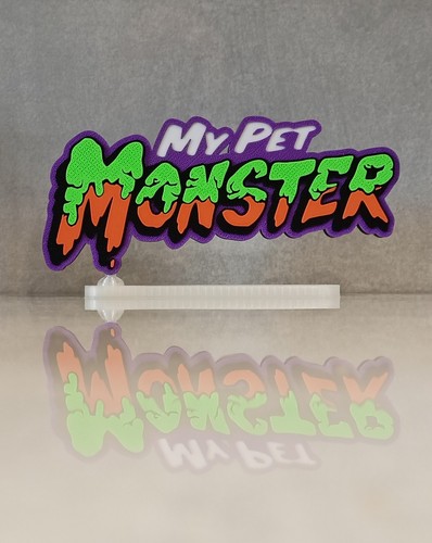 Pet monster gedruckt - my,
