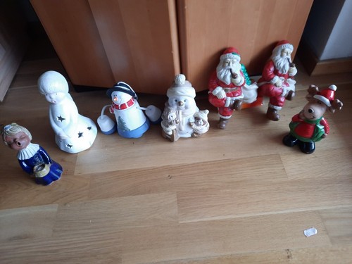 Weihnachts keramikfiguren - 7,
