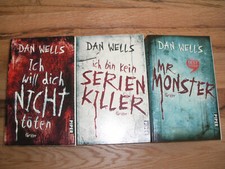 3 x DAN WELLS Thriller Mr. Monster ...  Band 1 / 2 / 3